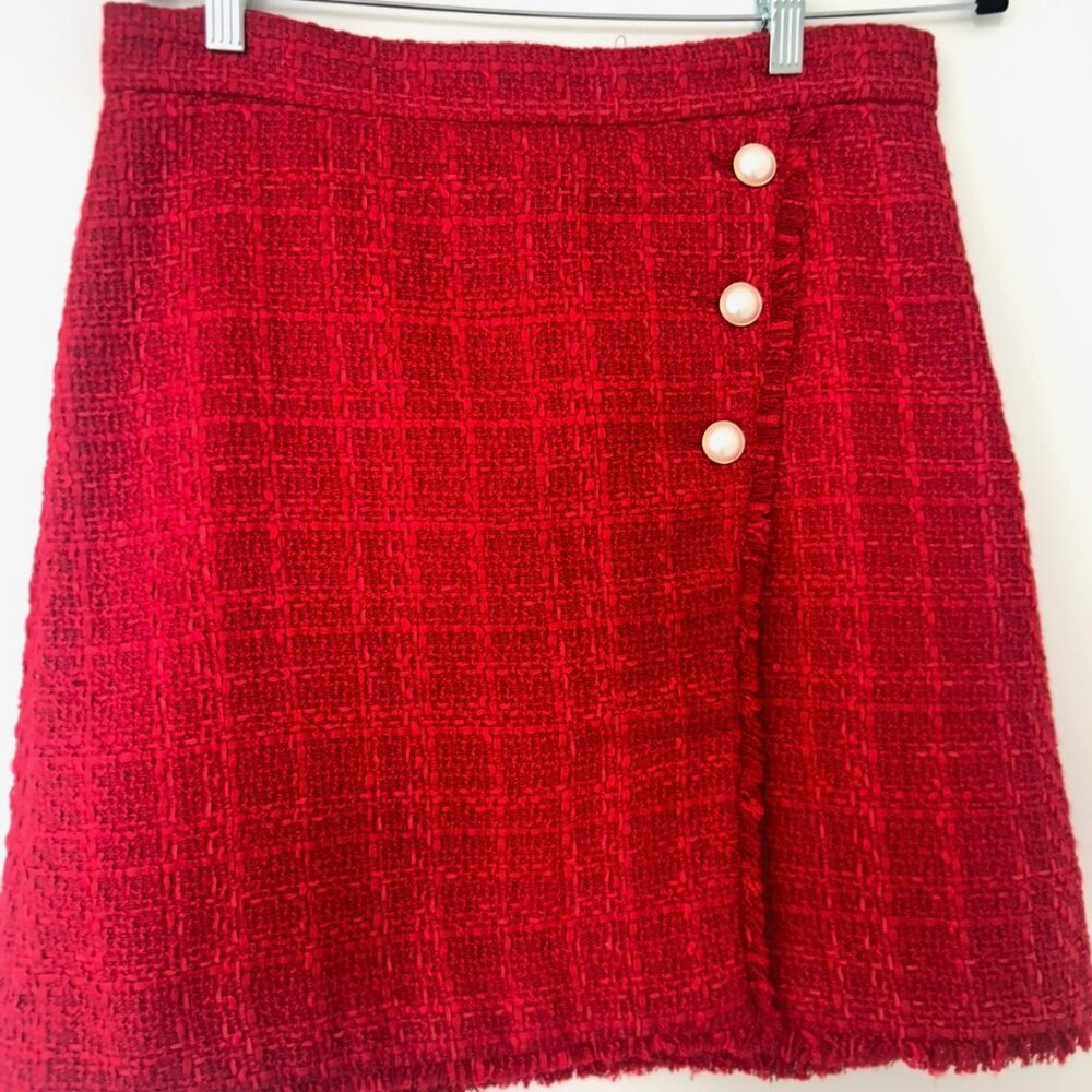 Get Ready for Valetine's Day Ann Taylor Red Skirt – Size 8